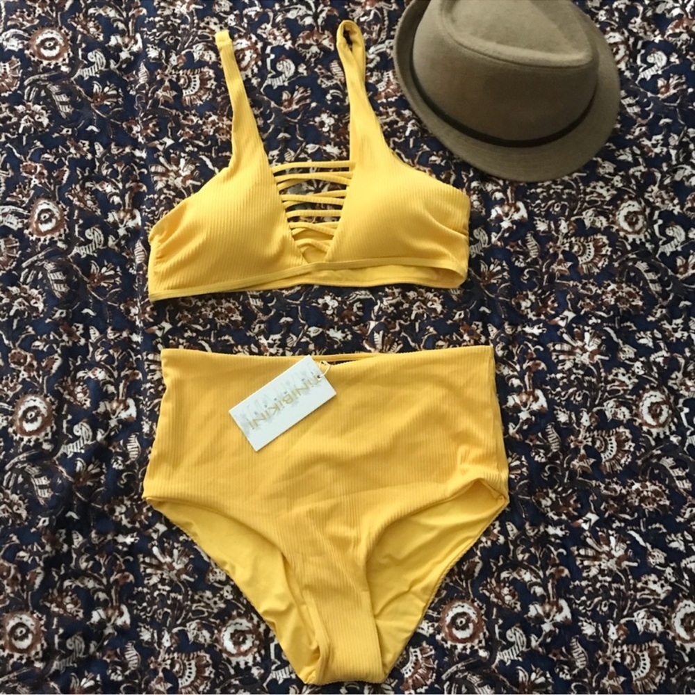 Brand New Tini Bikini Hi waist Swim Suit